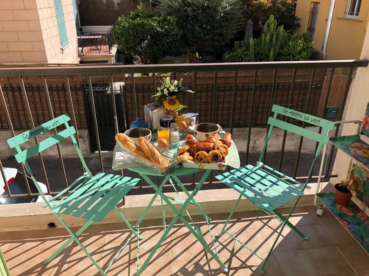 Beau 3 Pieces, 7 Pers, 2 Terrasses, Centre, Calme, Securite Nice Exterior foto