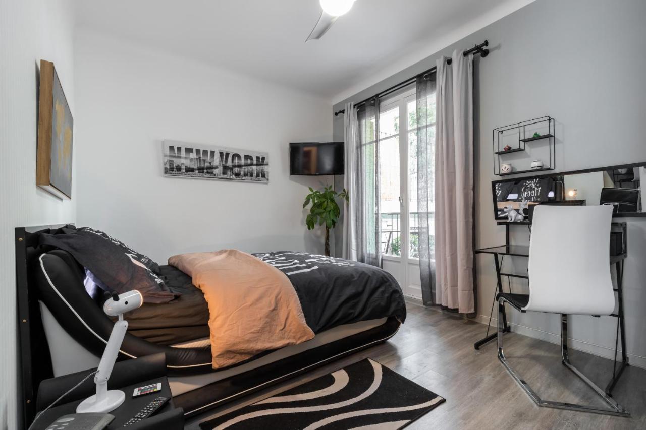 Beau 3 Pieces, 7 Pers, 2 Terrasses, Centre, Calme, Securite Nice Exterior foto